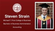 Steven Strain - Michael F. Price College of Business - Bachelor of Business Administration - Accounting