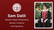 Sam Dalili - Gallogly College of Engineering - Bachelor of Science - Civil Engineering