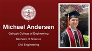 Michael Andersen - Gallogly College of Engineering - Bachelor of Science - Civil Engineering