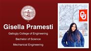 Gisella Pramesti - Gallogly College of Engineering - Bachelor of Science - Mechanical Engineering