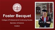 Foster Becquet - College of Professional & Continuing Studies - Bachelor of Science - Aviation