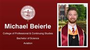 Michael Beierle - College of Professional & Continuing Studies - Bachelor of Science - Aviation