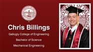 Chris Billings - Gallogly College of Engineering - Bachelor of Science - Mechanical Engineering