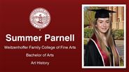 Summer Parnell - Weitzenhoffer Family College of Fine Arts - Bachelor of Arts - Art History