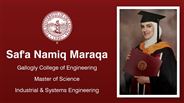 Saf'a Namiq Maraqa - Gallogly College of Engineering - Master of Science - Industrial & Systems Engineering