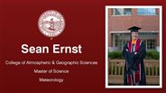 Sean Ernst - College of Atmospheric & Geographic Sciences - Master of Science - Meteorology