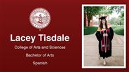 Lacey Tisdale - College of Arts and Sciences - Bachelor of Arts - Spanish
