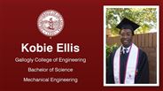 Kobie Ellis - Gallogly College of Engineering - Bachelor of Science - Mechanical Engineering