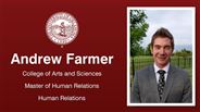 Andrew Farmer - College of Arts and Sciences - Master of Human Relations - Human Relations