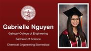 Gabrielle Nguyen - Gallogly College of Engineering - Bachelor of Science - Chemical Engineering Biomedical