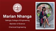 Marian Nhanga - Gallogly College of Engineering - Bachelor of Science - Chemical Engineering