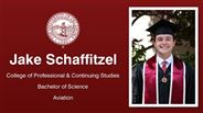 Jake Schaffitzel - College of Professional & Continuing Studies - Bachelor of Science - Aviation