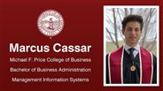 Marcus Cassar - Michael F. Price College of Business - Bachelor of Business Administration - Management Information Systems