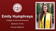 Emily Humphreys - College of Arts and Sciences - Bachelor of Arts - Human Relations