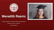 Meredith Rasnic - Gaylord College of Journalism & Mass Communication - Bachelor of Arts in Journalism - Public Relations