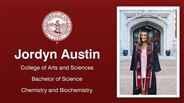 Jordyn Austin - College of Arts and Sciences - Bachelor of Science - Chemistry and Biochemistry