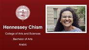 Hennessey Chism - College of Arts and Sciences - Bachelor of Arts - Arabic