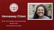 Hennessey Chism - David L. Boren College of International Studies - Bachelor of Arts - International Security Studies