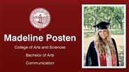 Madeline Posten - College of Arts and Sciences - Bachelor of Arts - Communication