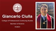 Giancarlo Ciulla - College of Professional & Continuing Studies - Bachelor of Science - Aviation