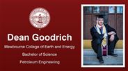 Dean Goodrich - Mewbourne College of Earth and Energy - Bachelor of Science - Petroleum Engineering