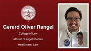 Gerard Oliver Rangel - College of Law - Master of Legal Studies - Healthcare  Law