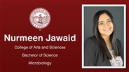 Nurmeen Jawaid - College of Arts and Sciences - Bachelor of Science - Microbiology