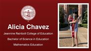 Alicia Chavez - Jeannine Rainbolt College of Education - Bachelor of Science in Education - Mathematics Education