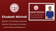 Elizabeth Mitchell - Michael F. Price College of Business - Bachelor of Business Administration - Human Resources Management