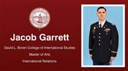 Jacob Garrett - David L. Boren College of International Studies - Master of Arts - International Relations