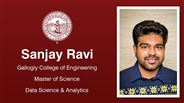 Sanjay Ravi - Gallogly College of Engineering - Master of Science - Data Science & Analytics