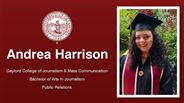 Andrea Harrison - Gaylord College of Journalism & Mass Communication - Bachelor of Arts in Journalism - Public Relations