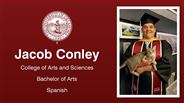 Jacob Conley - College of Arts and Sciences - Bachelor of Arts - Spanish