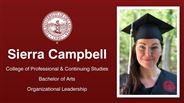 Sierra Campbell - College of Professional & Continuing Studies - Bachelor of Arts - Organizational Leadership
