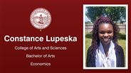 Constance Lupeska - College of Arts and Sciences - Bachelor of Arts - Economics