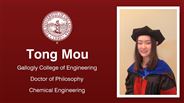 Tong Mou - Gallogly College of Engineering - Doctor of Philosophy - Chemical Engineering