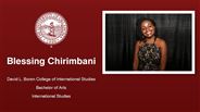 Blessing Chirimbani - David L. Boren College of International Studies - Bachelor of Arts - International Studies