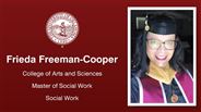 Frieda Freeman-Cooper - College of Arts and Sciences - Master of Social Work - Social Work