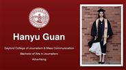 Hanyu Guan - Gaylord College of Journalism & Mass Communication - Bachelor of Arts in Journalism - Advertising