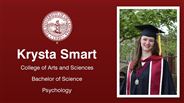 Krysta Smart - College of Arts and Sciences - Bachelor of Science - Psychology