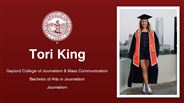 Tori King - Gaylord College of Journalism & Mass Communication - Bachelor of Arts in Journalism - Journalism