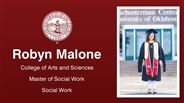 Robyn Malone - Robyn Malone - College of Arts and Sciences - Master of Social Work - Social Work