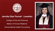 Jannika Star Percell - Lewellen - College of Arts and Sciences - Master of Human Relations - Clinical Mental Health Counseling
