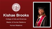 Kishae Brooks - College of Arts and Sciences - Master of Human Relations - Human Relations