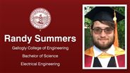 Randy Summers - Gallogly College of Engineering - Bachelor of Science - Electrical Engineering