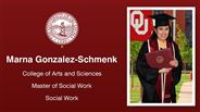 Marna Gonzalez-Schmenk - Marna Gonzalez-Schmenk - College of Arts and Sciences - Master of Social Work - Social Work