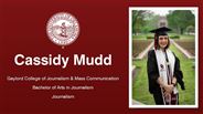 Cassidy Mudd - Gaylord College of Journalism & Mass Communication - Bachelor of Arts in Journalism - Journalism