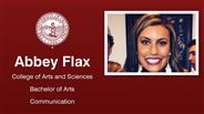 Abbey Flax - College of Arts and Sciences - Bachelor of Arts - Communication