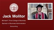 Jack Molitor - Michael F. Price College of Business - Bachelor of Business Administration - Accounting