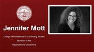 Jennifer Mott - College of Professional & Continuing Studies - Bachelor of Arts - Organizational Leadership